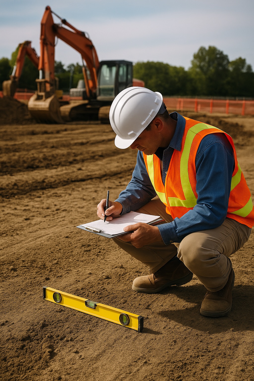 Geotechnical engineers conducting on-site soil sampling in Los Angeles County as part of a Geotechnical Report Southern California projects require for grading and foundation design.