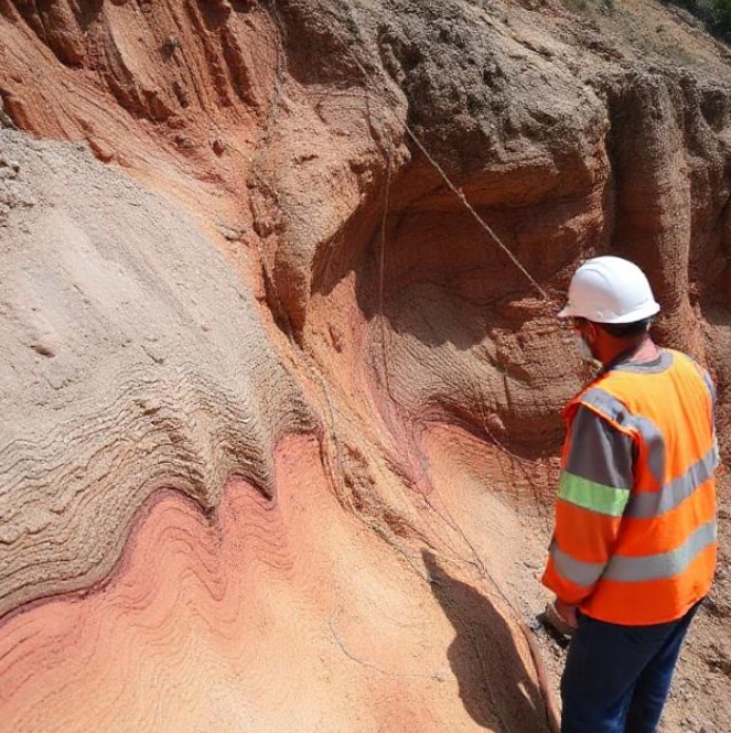 Geotechnical engineers conducting on-site soil sampling in Los Angeles County as part of a Geotechnical Report Southern California projects require for grading and foundation design.