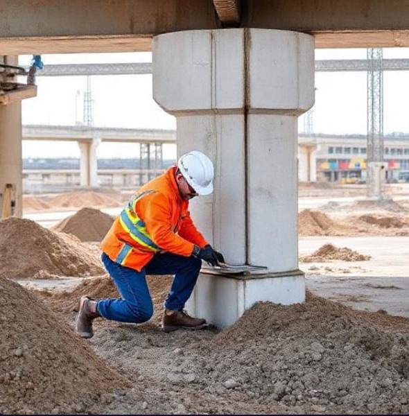 Geotechnical engineers conducting on-site soil sampling in Los Angeles County as part of a Geotechnical Report Southern California projects require for grading and foundation design.