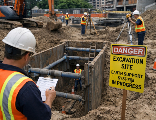 Excavation Site Compliance and Earth Support Systems Inspection Guide