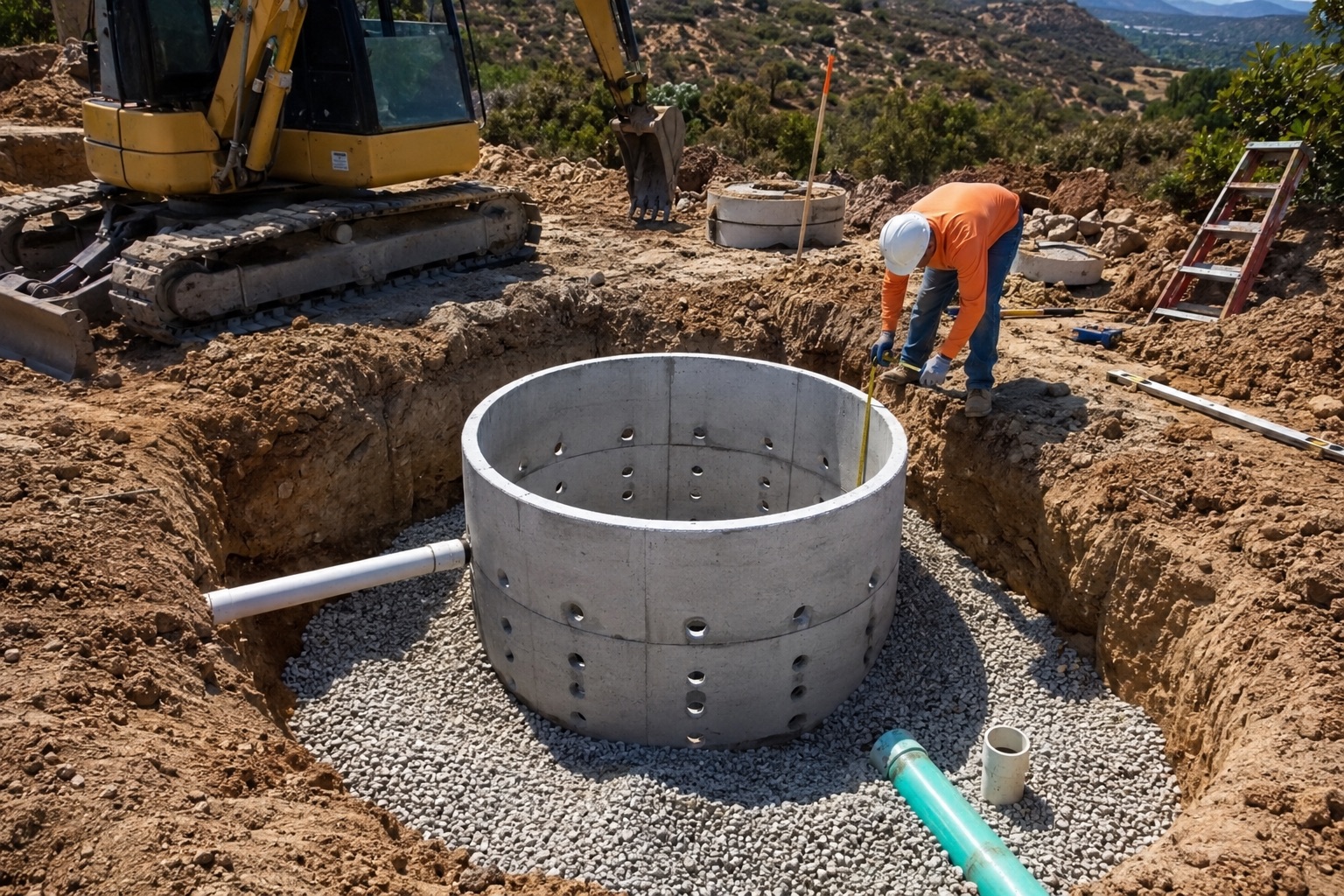 Soil Percolation Testing for Seepage Pit and Septic System Design in Los Angeles County