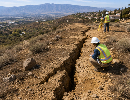 Construction in a Fault Zone in California
